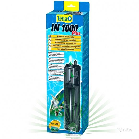 Tetra in 1000 Plus Внутренний фильтр для аквариумов до 200 л