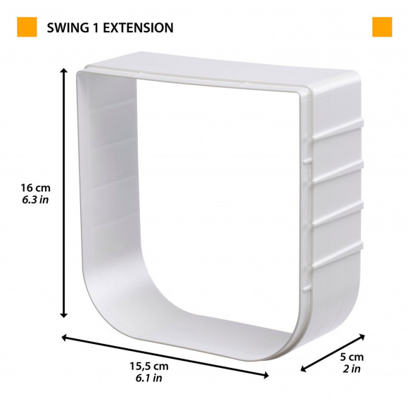 Тоннель для двери Ferplast Swing 1 белый (модель: 72109011)