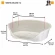 Лежак для собак Siesta Deluxe 12, пластиковый, капучино, Ferplast 70212914