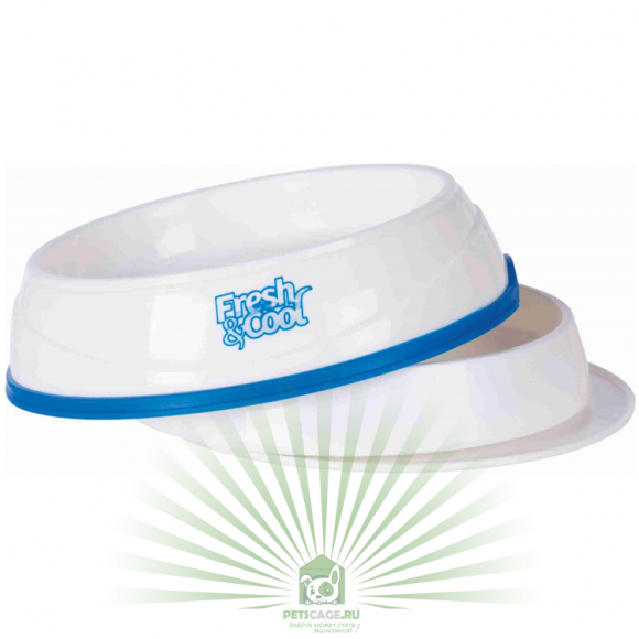 Пластиковая миска Cool Fresh с охлаждающим эффектом, 1 л/ø 20 см, Trixie 24959 Пластиковая миска Cool Fresh с охлаждающим эффектом, 1 л/ø 20 см, Trixie 24959