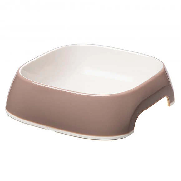 Миска Glam M для кошек и собак, 0.75 л, кофе с молоком, Ferplast 71214021