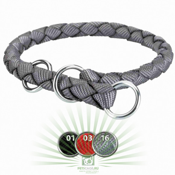 Ошейник-удавка Cavo, S–M: 35–41 cм/ø 12 мм, красный, Trixie 143703 Ошейник-удавка Cavo, S–M: 35–41 cм/ø 12 мм, красный, Trixie 143703