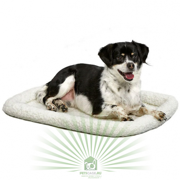 Лежак для кошек и собак Quiet Time Deluxe, 55×33 см, белый, Midwest 40222 Лежак для кошек и собак Quiet Time Deluxe, 55×33 см, белый, Midwest 40222