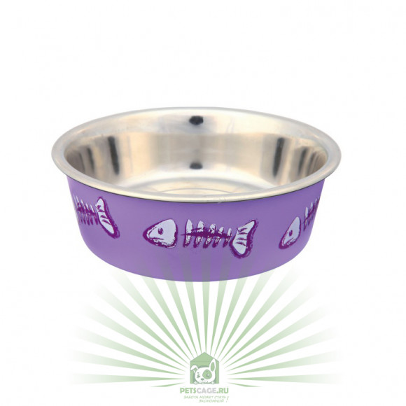 Стальная миска с покрытием 0.25 л/ø 12 см, Trixie 25270 Стальная миска с покрытием 0.25 л/ø 12 см, Trixie 25270