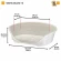 Лежак для собак Siesta Deluxe 10, пластиковый, светло-сиреневый, Ferplast 70210923