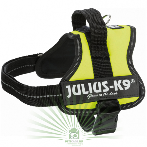 Шлейка тренировочная Julius-K9® , Мини/M, зеленая, Trixie 150207 Шлейка тренировочная Julius-K9® , Мини/M, зеленая, Trixie 150207